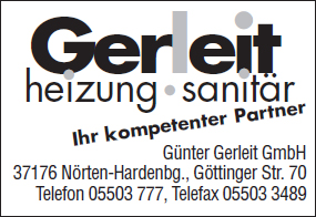 Gerleit-Heizung Nörten-Hrdb.